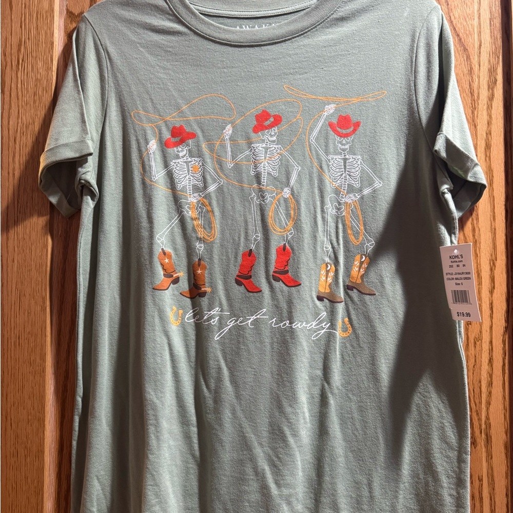 Awake Olive Green Tee